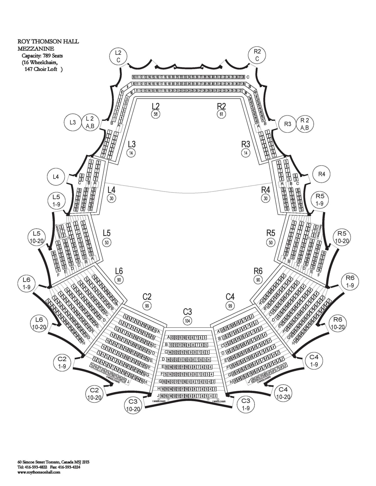แผนที่ของรอย Thomson องโถง mezzanine