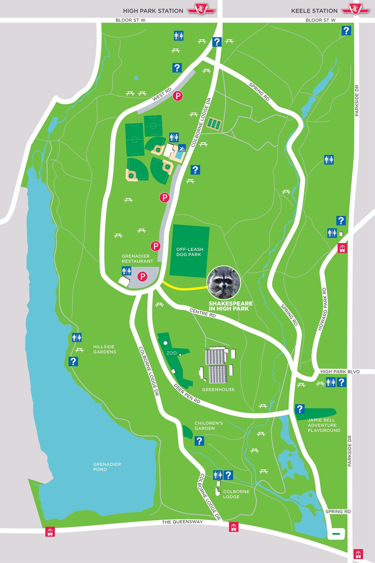 แผนที่ของโรสโตรอนโต