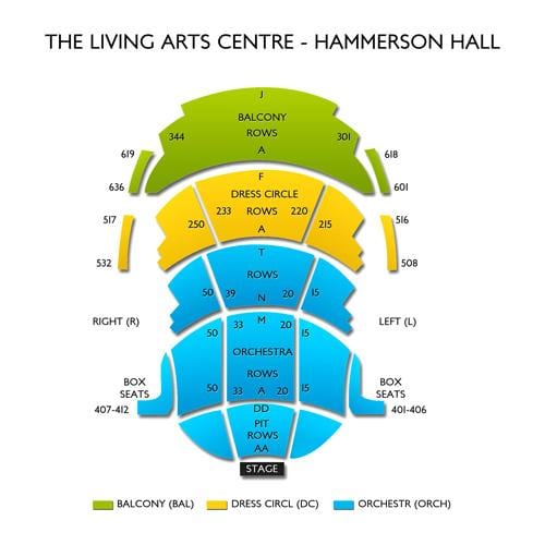 แผนที่ของอยู่งานศิลปะศูนย์กลาง Hammerson องโถง