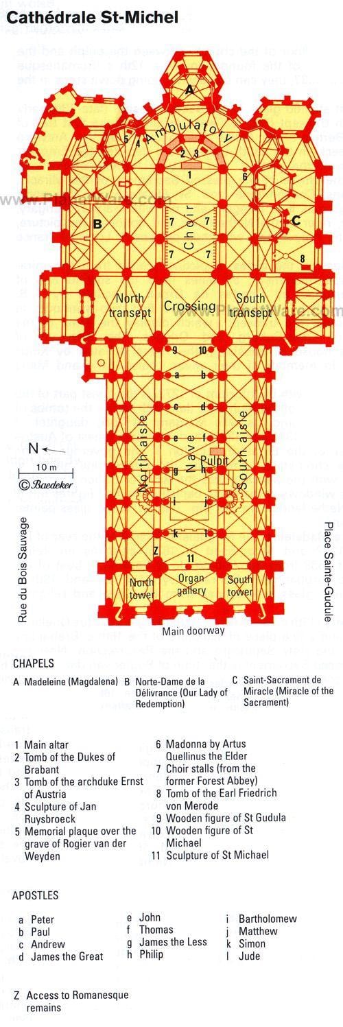 แผนที่ของเซนต์บอกไมเคิล Cathedrale โตรอนโต