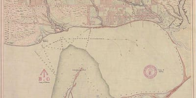 แผนที่ของดินแดนแห่งนิวยอร์กโตรอนโต 1787-1884