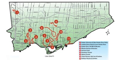 แผนที่ขอบการค้นเดินออโตรอนโต