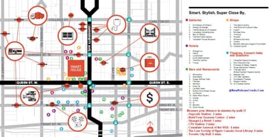 แผนที่ของราชินีถนนโตรอนโต