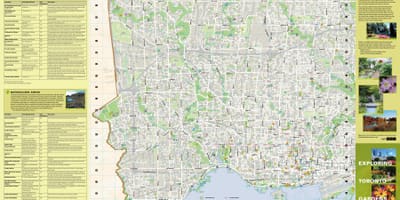 แผนที่ของสวนโตรอนโตตะวันตก