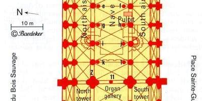 แผนที่ของเซนต์บอกไมเคิล Cathedrale โตรอนโต