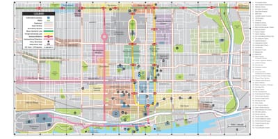 แผนที่ของเมืองโตรอนโต