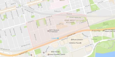 แผนที่ของเสรีภาพหมู่บ้านละแวกนี้โตรอนโต