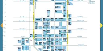 แผนที่ของเส้นทางโตรอนโต