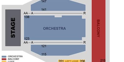 แผนที่โตรอนโตของศูนย์กลางสำหรับศิลปะ seating