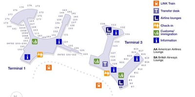 แผนที่ของโตรอนโตสนามบินประตู
