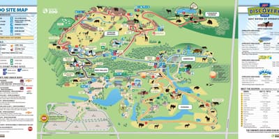 แผนที่ของโตรอนโตสวนสัตว์