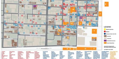 แผนที่ของความบันเทิงเขตโตรอนโตข้อมูล