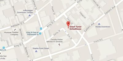 แผนที่ของ Enoch เทอร์เนอร์ Schoolhouse