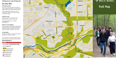 แผนที่ของ Evergreen Brickworks โตรอนโต