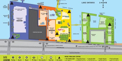 แผนที่ของ Harbourfront ศูนย์กลาง