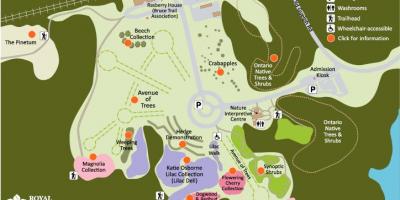 แผนที่ของ RBG Arboretum