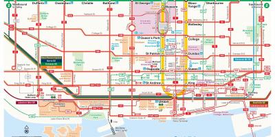 แผนที่ของ TTC เมือง