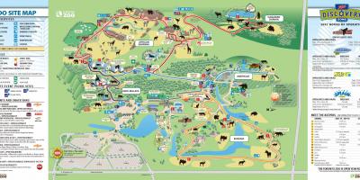 แผนที่ของโตรอนโตสวนสัตว์